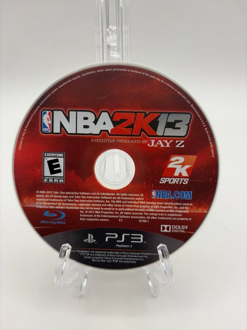 NBA 2K13 (Sony PlayStation 3, 2012) Disc Only Tested Working